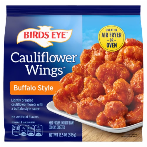 Birds Eye® Frozen Buffalo Style Cauliflower Wings™ Perspective: front