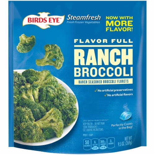 Birds Eye Steamfresh Frozen Ranch Broccoli Perspective: front