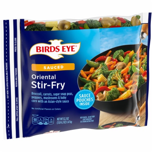 Birds Eye® Sauced Oriental Stir Fry Frozen Meal Perspective: front