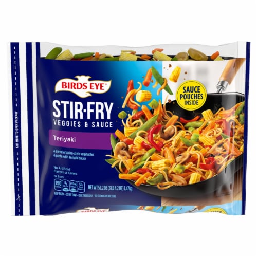 Birds Eye® Teriyaki Frozen Stir Fry Veggies and Sauce, Frozen Vegetables Perspective: front