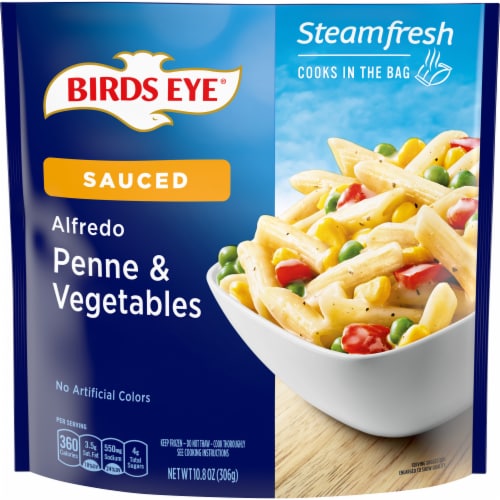 Birds Eye Steamfresh Chef's Favorite Penne & Vegetable In Alfredo Sauce Frozen Meal Perspective: front