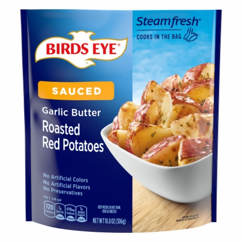 Birds Eye Steamfresh Chef's Favorites Frozen Roasted Red Potato In Garlic Sauce Perspective: front
