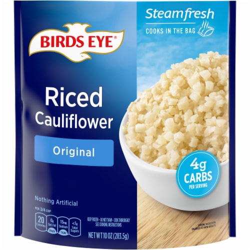 Birds Eye® Steamfresh Veggie Made Frozen Riced Cauliflower Perspective: front