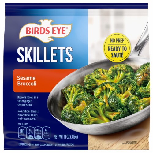 Birds Eye Skillets Sesame Frozen Broccoli Perspective: front