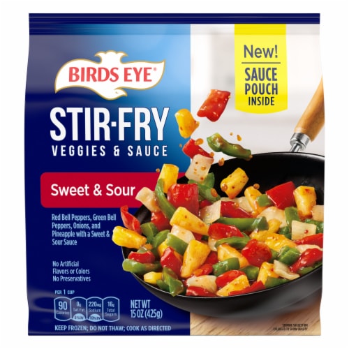 Birds Eye® Stir-Fry Veggies & Sauce - Sweet & Sour, 15 oz - Fred Meyer