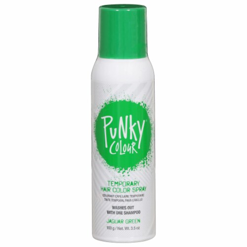 Punky Colour® Temporary Hair Color spray - Jaguar Green Perspective: front