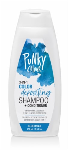 Ardell Punky Colour Bluemania 3 in 1 Color Depositing Shampoo & Conditioner Perspective: front