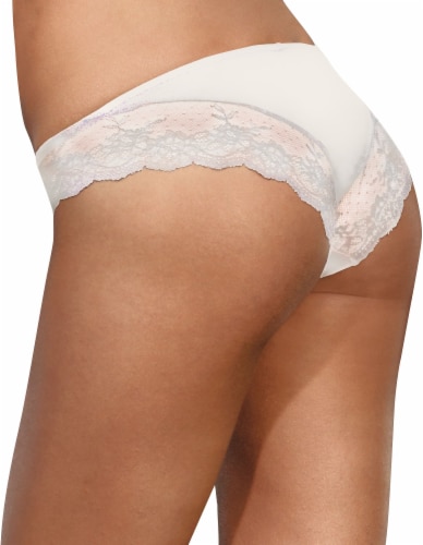 Maidenform® Comfort Devotion Women's Lace Back Tanga 40159 - White Perspective: front
