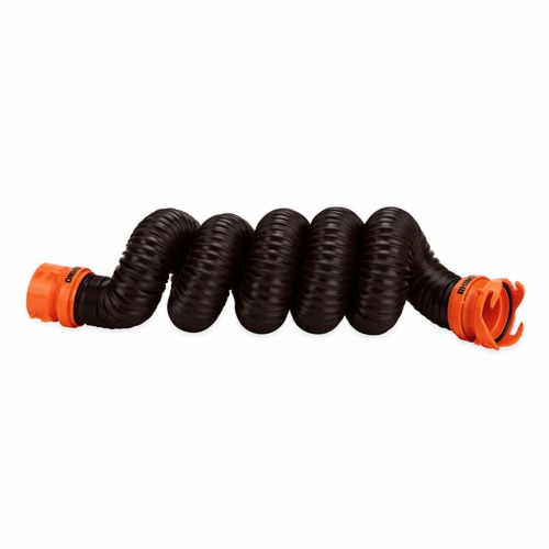 Camco RhinoFLEX Sewer Horse Extension with Swivel Bayonet & Lug Perspective: front