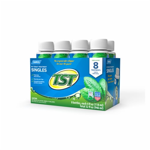 Camco TST Fresh Scent Single RV Toilet Treatment Perspective: front
