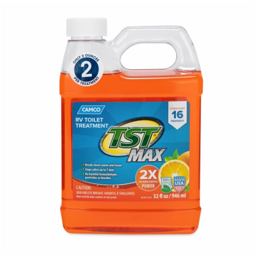 Camco TST® Max Citrus Scent RV Toilet Treatment Perspective: front