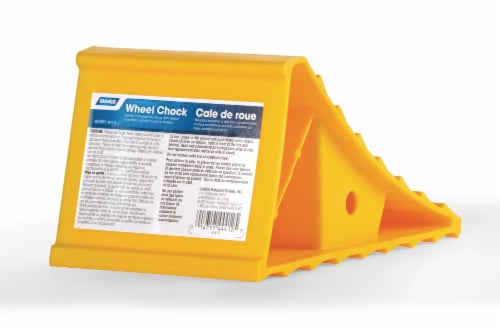 Camco Wheel Chock - Yellow Perspective: front