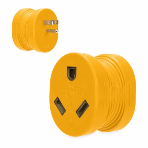 Camco RV Electrical Adapter Perspective: front