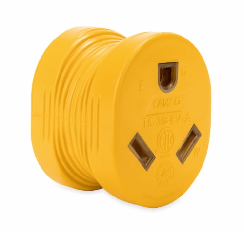 Camco RV Eletrical Adapter Perspective: front