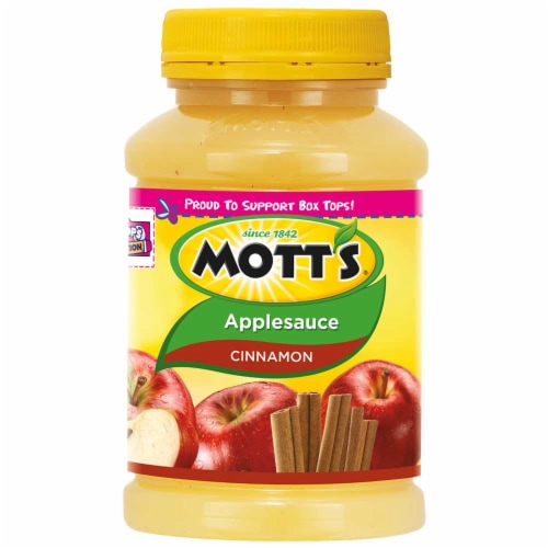Motts Cinnamon Apple Sauce, 24 Ounce Pet Jar -- 12 per case. Perspective: front