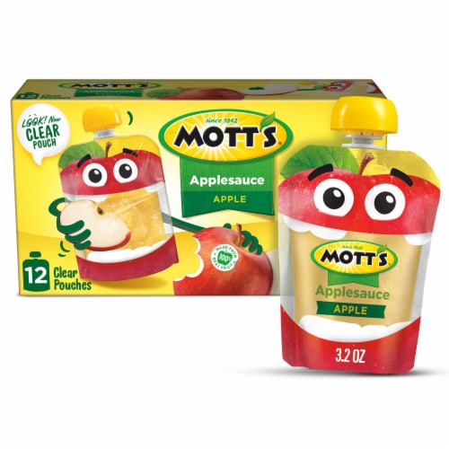 Mott's Applesauce Pouches Perspective: front