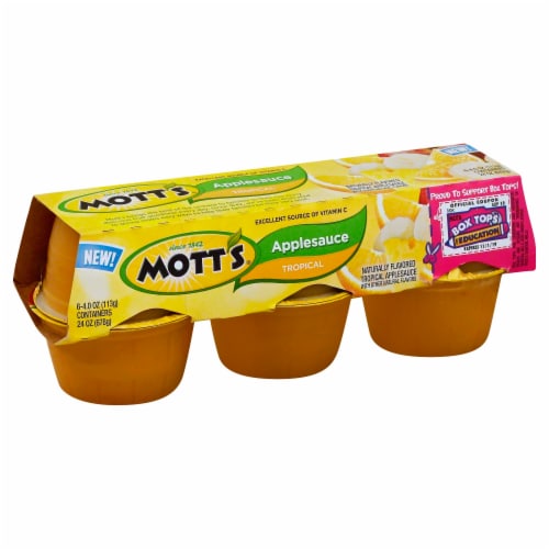 Mott's Applesauce Cups, 6 ct / 4 oz - Baker's