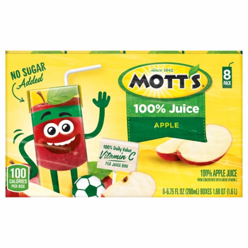 Mott’s 100% Original Apple Juice Boxes