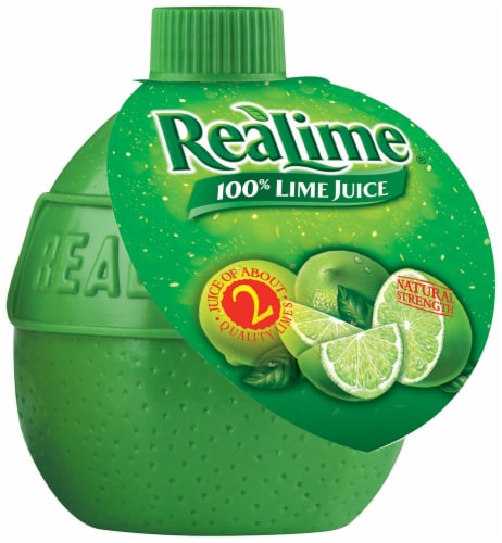RealLime 100% Lime Juice Perspective: front