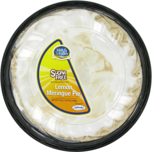 Hill & Valley Sugar-Free Lemon Meringue Pie Perspective: front