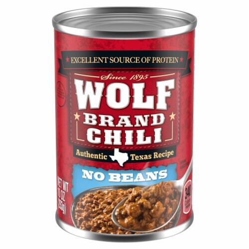 Wolf Brand Chili No Beans Perspective: front