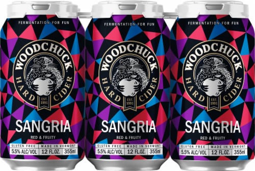 Woodchuck® Sangria Hard Cider Beer Perspective: front
