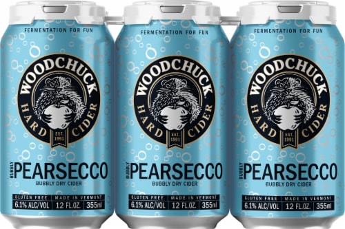 Woodchuck® Pearsecco Bubbly Dry Hard Cider Perspective: front