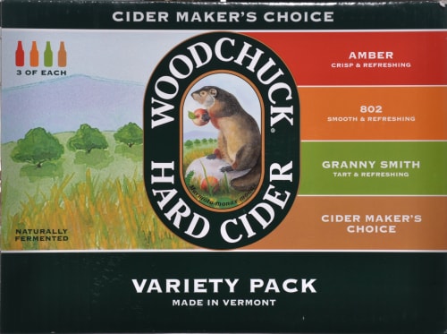 Woodchuck Draft Cider Variety Pack Perspective: front