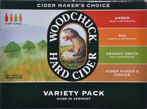 Woodchuck Draft Cider Variety Pack Perspective: front