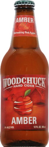 Woodchuck® Draft Amber Hard Cider Perspective: front