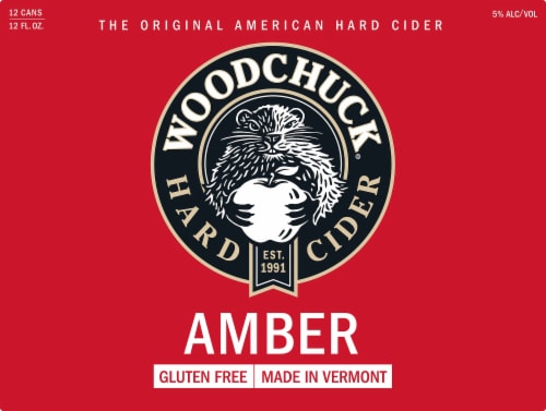 Woodchuck Amber Hard Cider Perspective: front