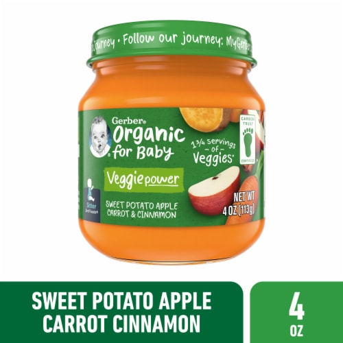 Gerber® Organic 2nd Foods Sweet Potato Apple Carrot & Cinnamon Stage 2 Baby Food