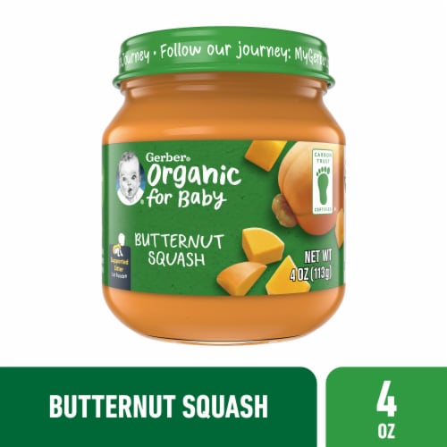 Gerber® 1st Foods Organic Butternut Squash Baby Food Jar