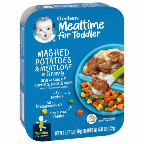 Gerber® Mashed Potatoes And Meatloaf In Gravy Toddler Meal 667 Oz Kroger