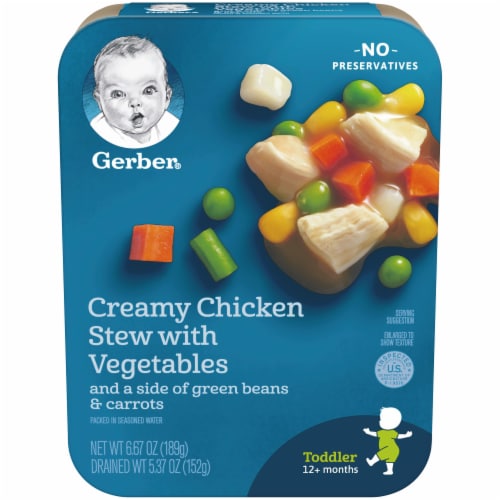 Gerber® Creamy Chicken Stew with Vegetables Toddler Meal Perspective: front