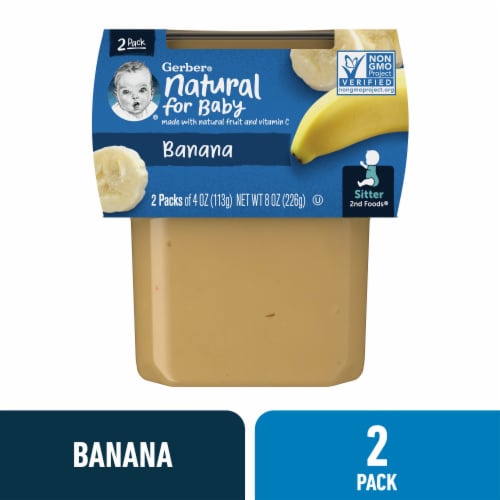 Gerber® 2nd Foods Banana Stage 2 Baby Food Perspective: front