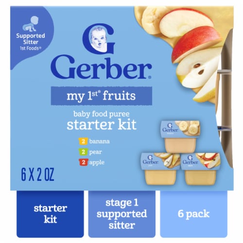 Gerber® My 1st Fruits Starter Kit Stage 1 Baby Food Multipack