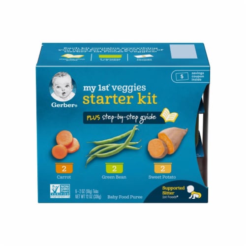 Gerber® My 1st Veggies Starter Kit Stage 1 Baby Food Multipack