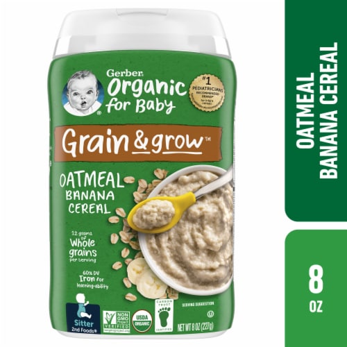 gerber oatmeal and banana cereal