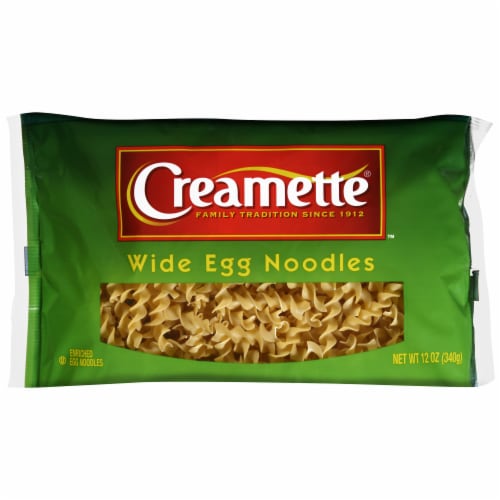 Creamette Wide Egg Noodles Pasta Perspective: front
