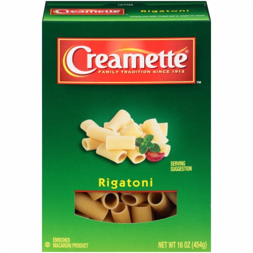 Creamette Rigatoni Pasta Perspective: front