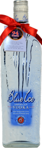 Blue Ice Vodka Perspective: front