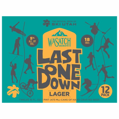 Wasatch Brewery Last One Down Lager Perspective: front
