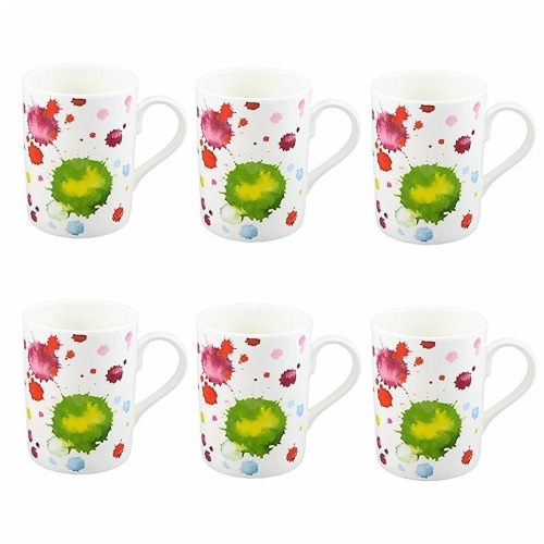 Roy Kirkham ER21140 75 mm Splash Lucy Mugs - Set of 6 Perspective: front