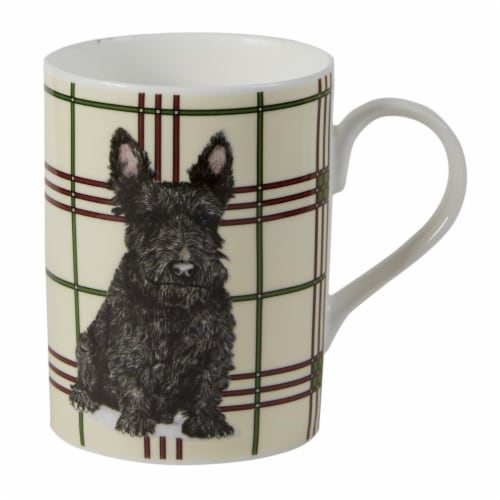 Roy Kirkham ER21114-S Scottie Dog Lucy Mugs, Multi Color - Set of 6 Perspective: front