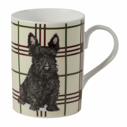 Roy Kirkham ER21114-S Scottie Dog Lucy Mugs, Multi Color - Set of 6 Perspective: front