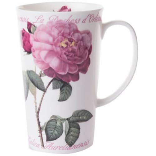 Roy Kirkham ER2404 600 ml Versailles Multi Latte Mugs, Multi Color - Set of 6 Perspective: front