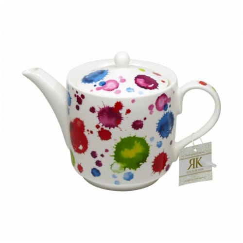 Roy Kirkham 130 ml Splash Large Teapot, Multi Color Perspective: front