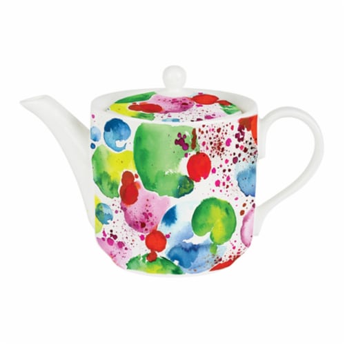 Roy Kirkham 130 ml The Planets Large Teapot, Multi Color Perspective: front