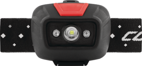 Coast Products 330 lumens Black/Red LED Head Lamp AAA Battery - Total Qty: 1 Perspective: front